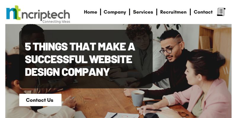 5 Things That Make A Successful Website Design Company
